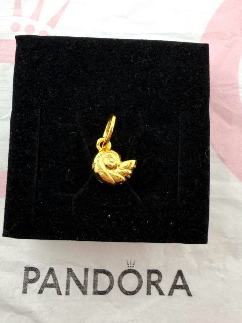 Authentic Pandora x Disney 14k Gold Plated Little Mermaid Charm - Picture 3 of 8